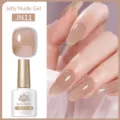 Smalto per unghie BORN PRETTY Jelly Nude Gel JN11 colore nude traslucido 10ml - Rosa Nude Trasparente (JN11)