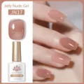 Smalto BORN PRETTY Jelly Nude Gel JN17, rosa nude traslucido per una finitura lucida - Rosa Antico Semitrasparente (JN17)
