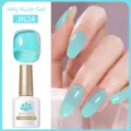 Smalto gel BORN PRETTY Jelly Nude JN24 in azzurro traslucido per nail art professionale - Azzurro Gelatina (JN24)