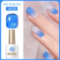 Smalto gel BORN PRETTY Jelly Nude JN29 con effetto sfumato blu - Blu gelatina (JN29)