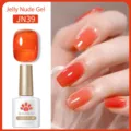 Smalto gel BORN PRETTY jelly nude traslucido in JN39 arancione corallo - Arancio Corallo(JN39)
