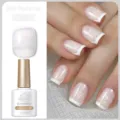 BORN PRETTY Jelly Nude Gel unghie tonalità JN60 per manicure francese glitter - Colore Gelatina Scintillante Rosa Trasparente Fine(JN60)