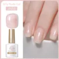 Smalto gel BORN PRETTY Jelly Nude in rosa chiaro glitterato, tonalità JN61 - Colore Gelatina Scintillante Rosa Nude Chiaro Fine(JN61)