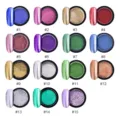 Set of 15 colors chrome mirror nail powder for professional metallic finish effect - 15 Colors Full Set / Metallic Mirror Glitter
