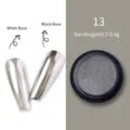 Polvo de cromo para uñas índice 13 con efecto de espejo metálico para manicura - Color 13 / Purpurina Espejo Metálica