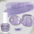 Smalto per unghie glitter laser viola LILY'CUTE HP02 7ml asciugatura rapida olografico - Viola Olografico (HP02)