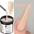 Gel de extensión de uñas UR SUGAR 150g Warm Apricot UV LED Soak Off profesional - Albaricoque Cálido (20)