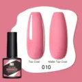 Smalto gel per unghie UV LED Nee Jolie tonalità 010 con effetti top coat lucido e opaco - 010 Rosa Pesca (10)