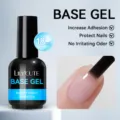 LILY'CUTE 18ml Base Gel voor nagels, UV LED soak off, verbetert hechting en beschermt - Basecoat
