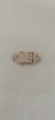 Detailed view of iced out rose gold jewelry clasp for hip-hop chains and bracelets. - Clasp Only (Without Chain) / Gold