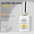BORN PRETTY 15ml Glitter Top Coat με εφέ λάμψης για βερνίκι νυχιών UV LED Gel - Glitter Top Coat / 15ml