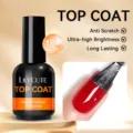 Professionele LILY'CUTE 18ml hoogglans anti-kras soak off UV LED top coat gellak - Topcoat