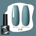 Smalto gel Nee Jolie 018 grigio blu Morandi con finiture lucide e opache professionali - 018 Grigio Bluastro (18)