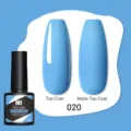 Smalto per unghie in gel UV LED professionale celeste Nee Jolie per manicure colore 020 - 020 Blu Cielo (20)