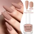 Vernis à ongles mat professionnel LILY'CUTE teinte nude MP04 avec un fini velours - MP04 Rose Nude
