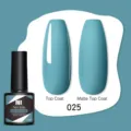 Smalto gel per unghie Nee Jolie blu petrolio 025 con campioni lucidi ed opachi - 025 Ciano Scuro (25)