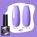 Smalto per unghie gel viola Née Jolie 027 con effetti di finitura sia opachi che lucidi - 027 Viola (27)