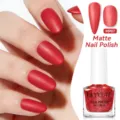 LILY'CUTE MP07 matte rode nagellak sneldrogend langdurige gladde afwerking 7ml fles - MP07 Vintage Rood