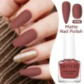 LILY'CUTE professionele matte nagellak MP08 sneldrogende nude kleurige lak - MP08 Gedroogde Roos
