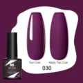 Smalto gel per unghie soak off viola bacca scuro Nee Jolie tonalità 030 finitura lucida e opaca - 030 Rosso Bacca (30)