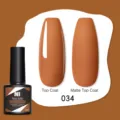 Smalto gel marrone Nee Jolie 034 con effetti top coat lucido e opaco disponibili - 034 Marrone Scuro