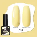 Smalto gel per unghie giallo pallido 039 con effetti lucidi e opachi - 039 Giallo Chiaro