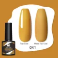 Smalto gel Nee Jolie 041 con effetti top coat opaco e lucido professionale - 041 Giallo Zenzero (41)
