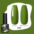Smalto gel UV LED Nee Jolie da 8,5ml verde oliva 045 con finitura lucida e opaca - 045 Verde Oliva Scuro (45)