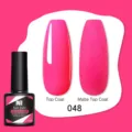 Smalto gel UV rosa neon Nee Jolie 048 con effetti lucidi e opachi. - 048 Rosa Neon (48)