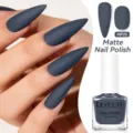 LILY'CUTE professionele matte nagellak in elegante grijsblauwe tint MP25-afwerking - MP25 Grijs Blauw