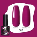 Smalto gel Née Jolie 087 finitura lucida e opaca, 8.5ml gel unghie UV LED a lunga durata - Rosso Porpora (087)