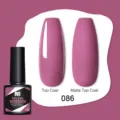 Smalto gel Nee Jolie colore 086 con finiture lucide e opache matte top coat professionale - Rosa radice di loto (086)