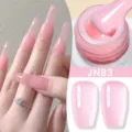 Smalto gel rosa traslucido per una finitura manicure lucida e naturale professionale - Rosa Gelatina Trasparente (JN83)