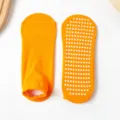Calzini antiscivolo arancioni per yoga al coperto trampolino sport scarpe domestiche - arancio-rosso