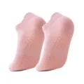 Paar roze antislip yogasokken met ademend mesh voor professionele damesfitness - Volwassene 36-43 / Roze