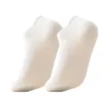 Ademende beige mesh yogasokken met antislipgrepen voor dames pilates en fitness sport - Volwassene 36-43 / Broken Wit