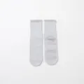 Calze da yoga in cotone grigio chiaro con grip antiscivolo in silicone per Pilates e fitness - Taglia unica / Grigio chiaro