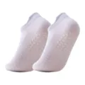 Witte ademende antislip yoga sokken voor dames met duurzame siliconen grip-noppen - Volwassene 36-43 / Lichtpaars