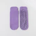 Professional purple anti-slip yoga socks with silicone grip for Pilates and fitness training - Adult 36-44 / Violet