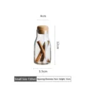 Petit bocal en verre borosilicaté de 150ml avec bouchon en liège pour vos épices - 150ML / Petit