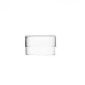 Minimalist Nordic style transparent glass storage jar with lid for coffee beans and tea - 300ml