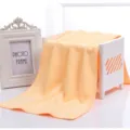 Thick yellow microfiber cleaning towel with high absorbency for daily household chores - Yellow / 30*30cm (Medium Thick)
