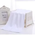 High-absorbency thickened white microfiber cleaning towel for home and car maintenance - White / 30*30cm (Medium Thick)