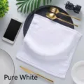 Zachte witte puur katoenen vierkante handdoek voor hotel en thuis, natuurlijke kleur - 40g (30x30cm) / Wit