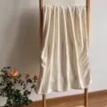 Asciugamano da bagno bianco a nido d'ape 140x70cm morbido e assorbente per casa - Asciugamano / Bianco avorio