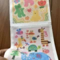 Disposable hand-tearable kitchen cleaning cloth with cute cartoon animal patterns - 20PCS / Animal Style