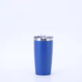 Επαγγελματικό θερμός 20oz από μπλε ανοξείδωτο ατσάλι με καπάκι προστασίας από πιτσιλιές - 600ml / Μπλε ζαφείρι