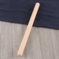 Rouleau à pâtisserie en bois de hêtre naturel pour la pâte à boulettes et la pâtisserie - Rouleau à Pâtisserie à Tête Ronde 39cm / Blanc Cassé