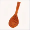 Handcrafted Japanese style fish shaped wooden rice paddle scoop for rice cooker - Phoebe Wood Fish Rice Spoon (Style C)
