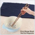 Natural wenge wood hot pot chopsticks with 32cm extra long design for home cooking - Wenge Wood / 32cm